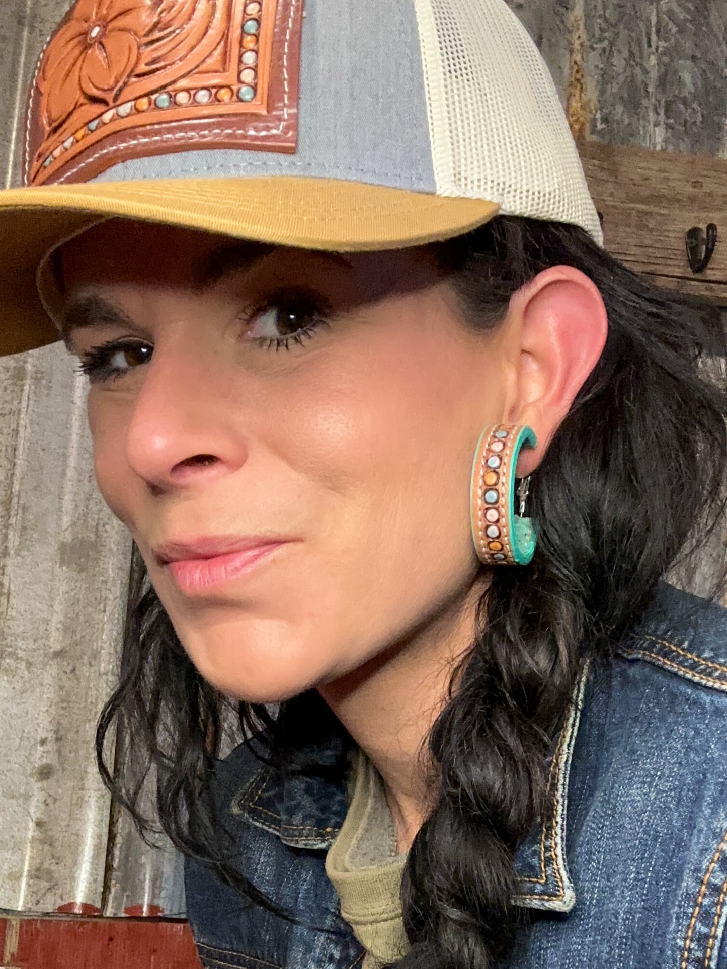 Dot Vera Hoop Earrings Large