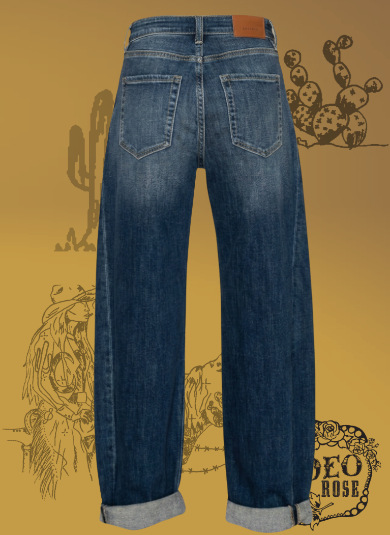 Smoking Cowgirl Barrel Jeans