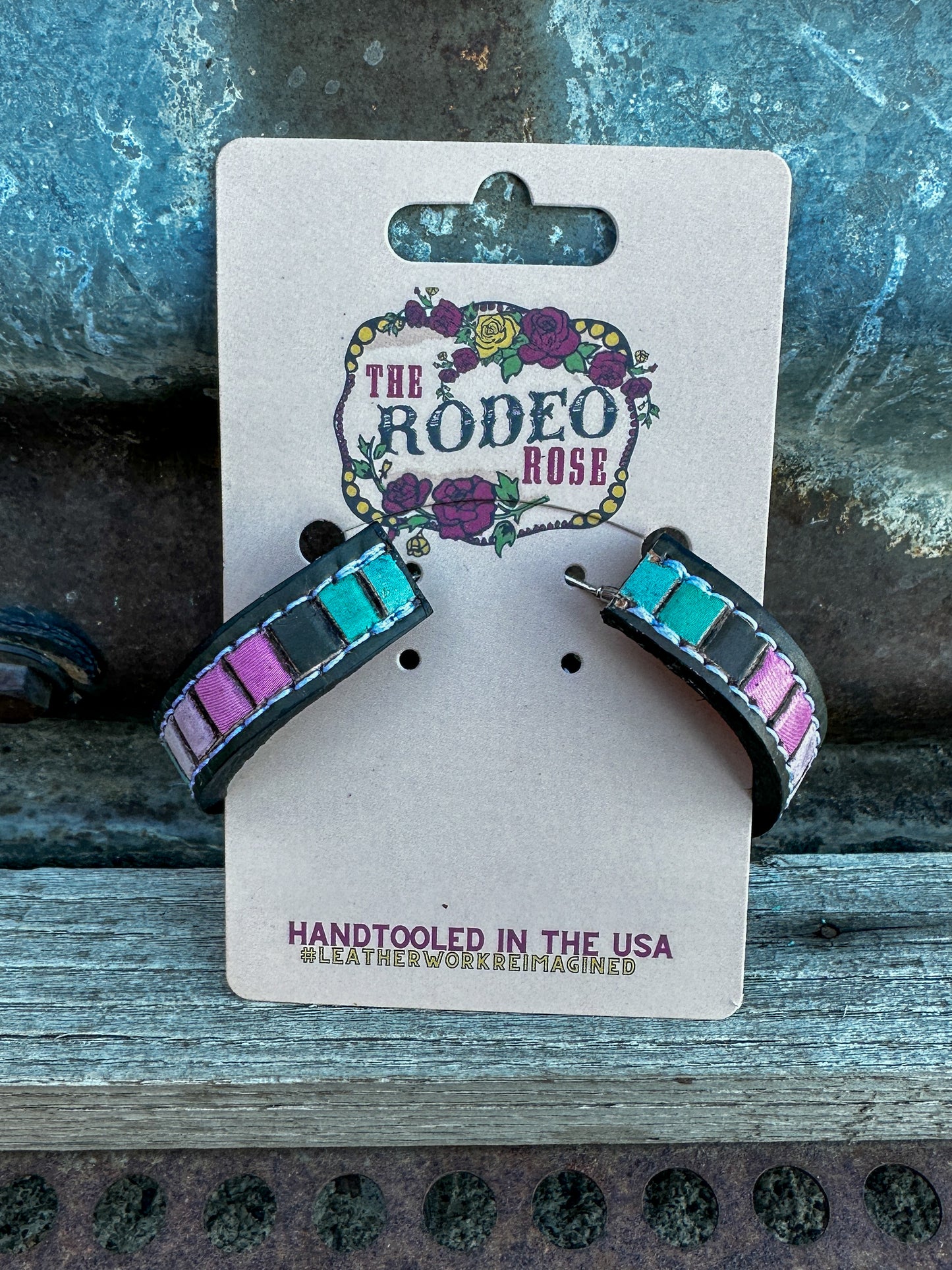 Beaded Vera Hoop Earrings Medium