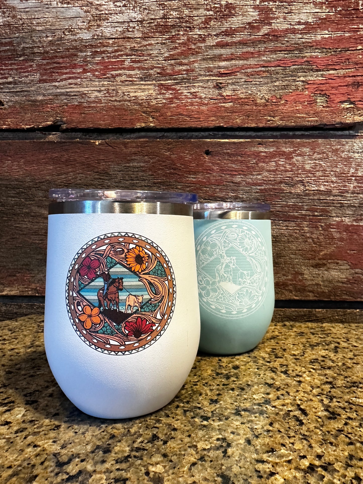 Breakaway Roper On-The-Go Wine Tumbler The Rodeo Rose
