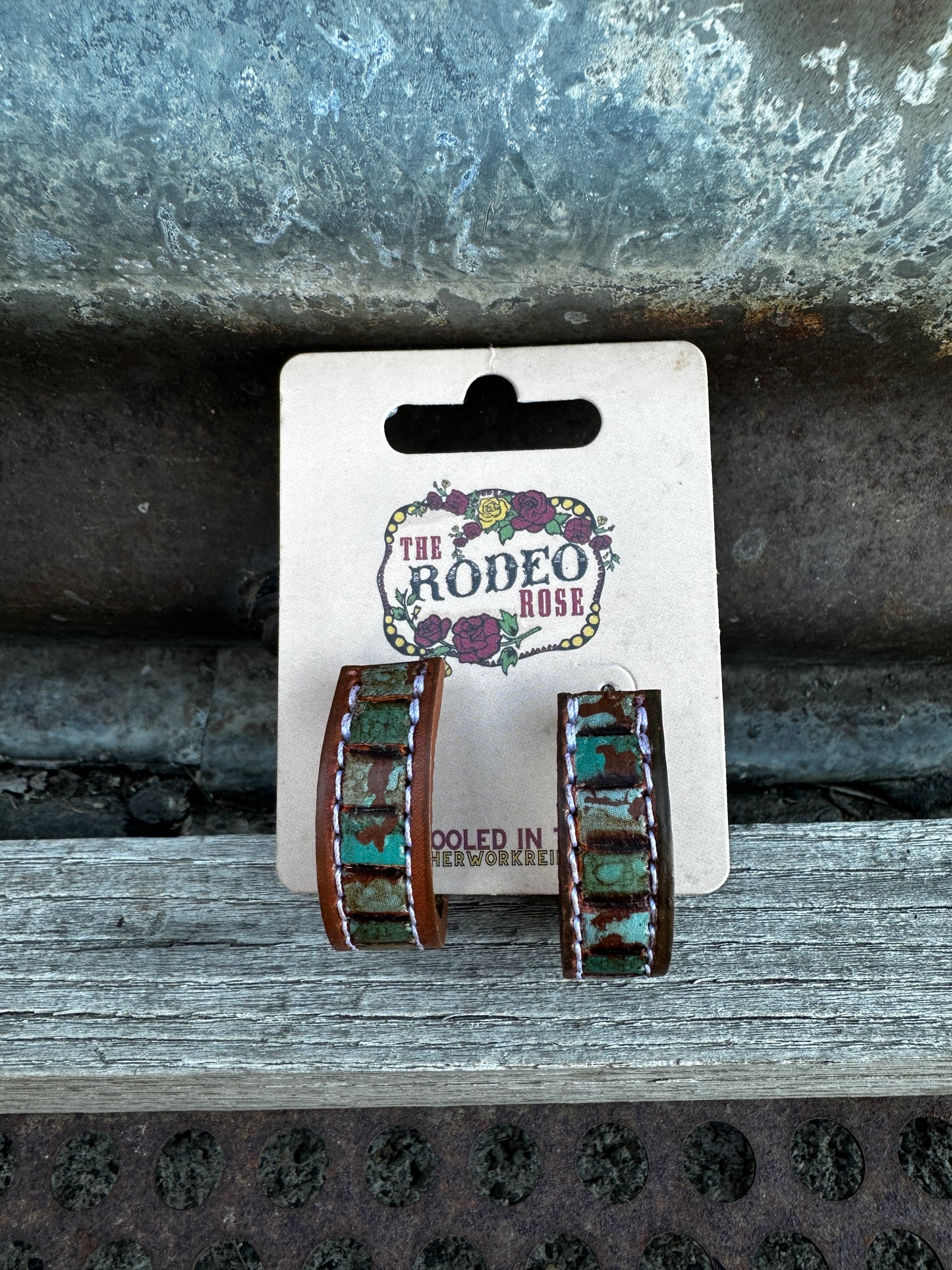 Beaded Vera Hoop Earrings Small
