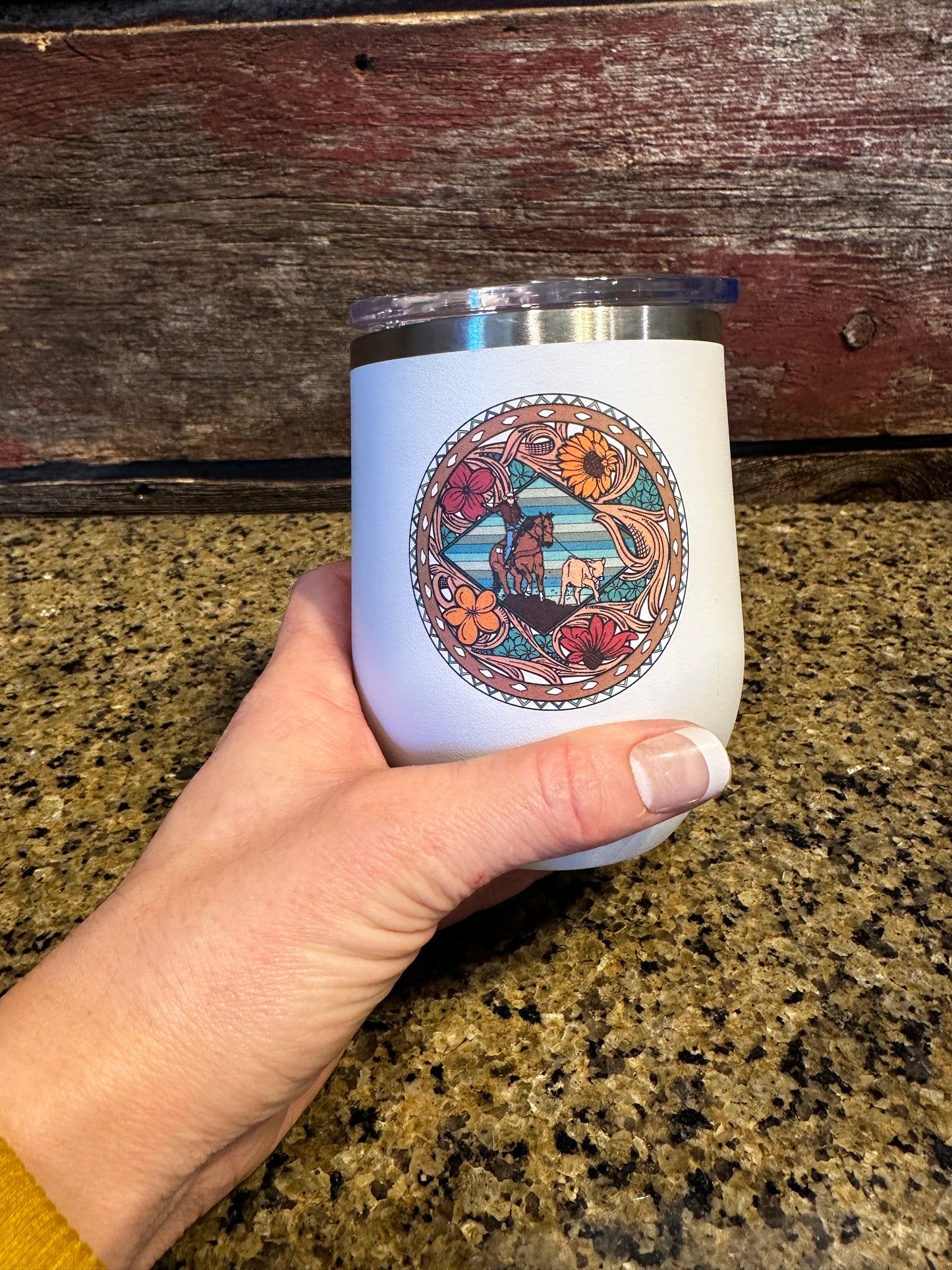 Breakaway Roper On-The-Go Wine Tumbler The Rodeo Rose