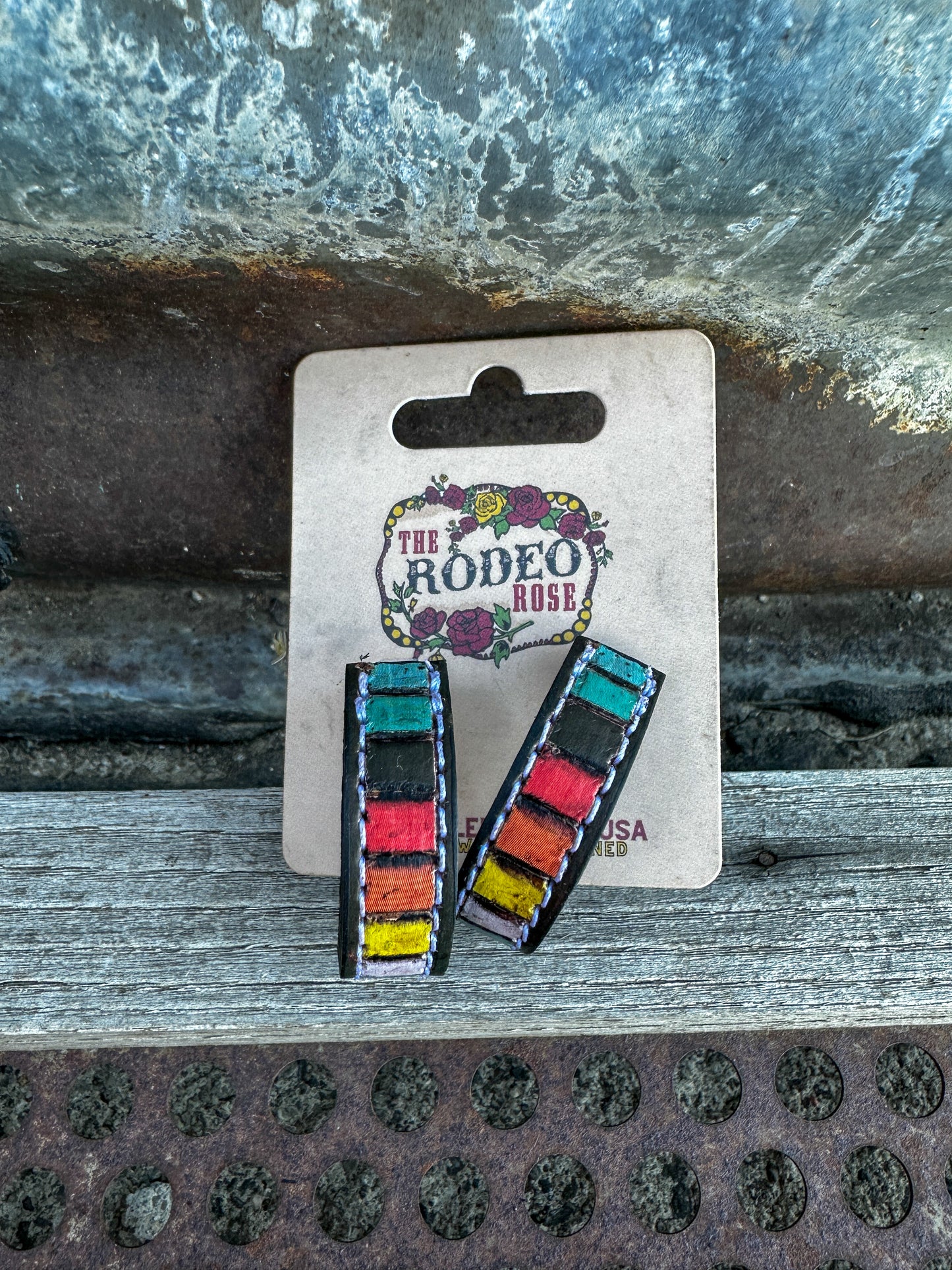 Beaded Vera Hoop Earrings Small