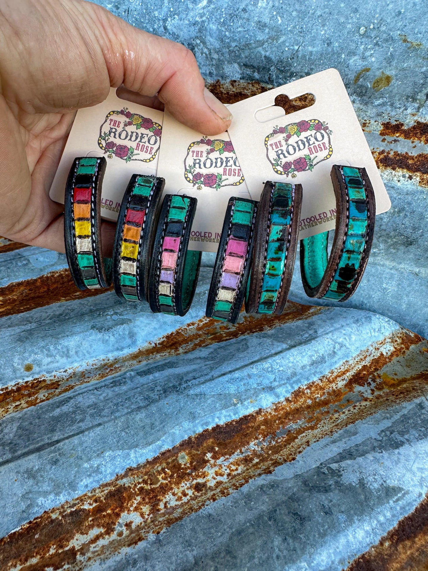 Beaded Vera Hoop Earrings The Rodeo Rose