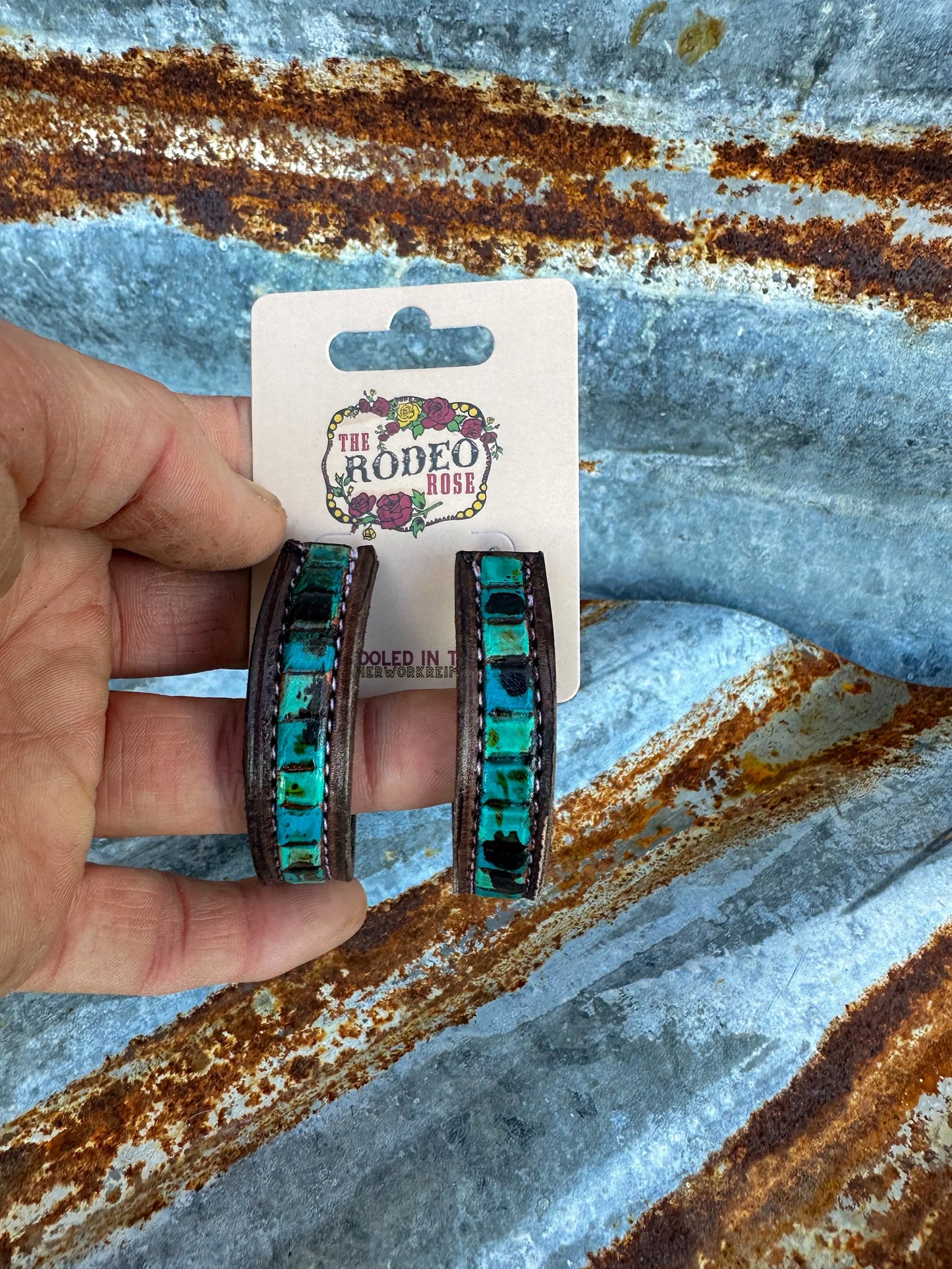 Beaded Vera Hoop Earrings The Rodeo Rose
