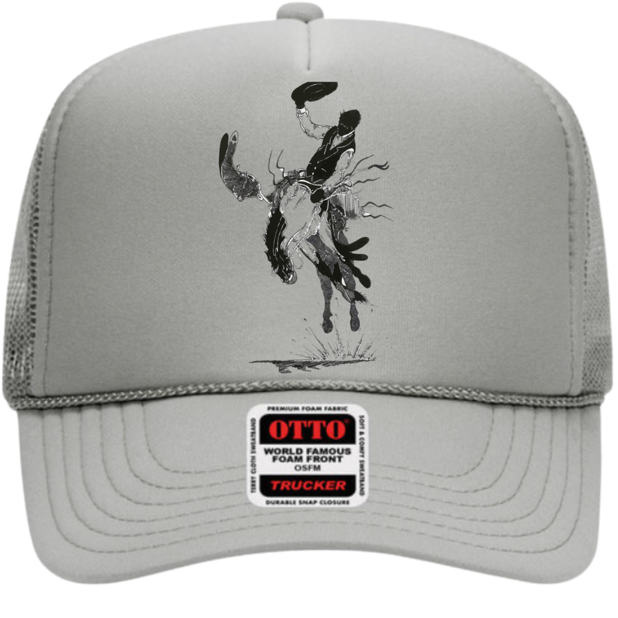 Bronc Snapper Foam Trucker Cap in Solid Colors