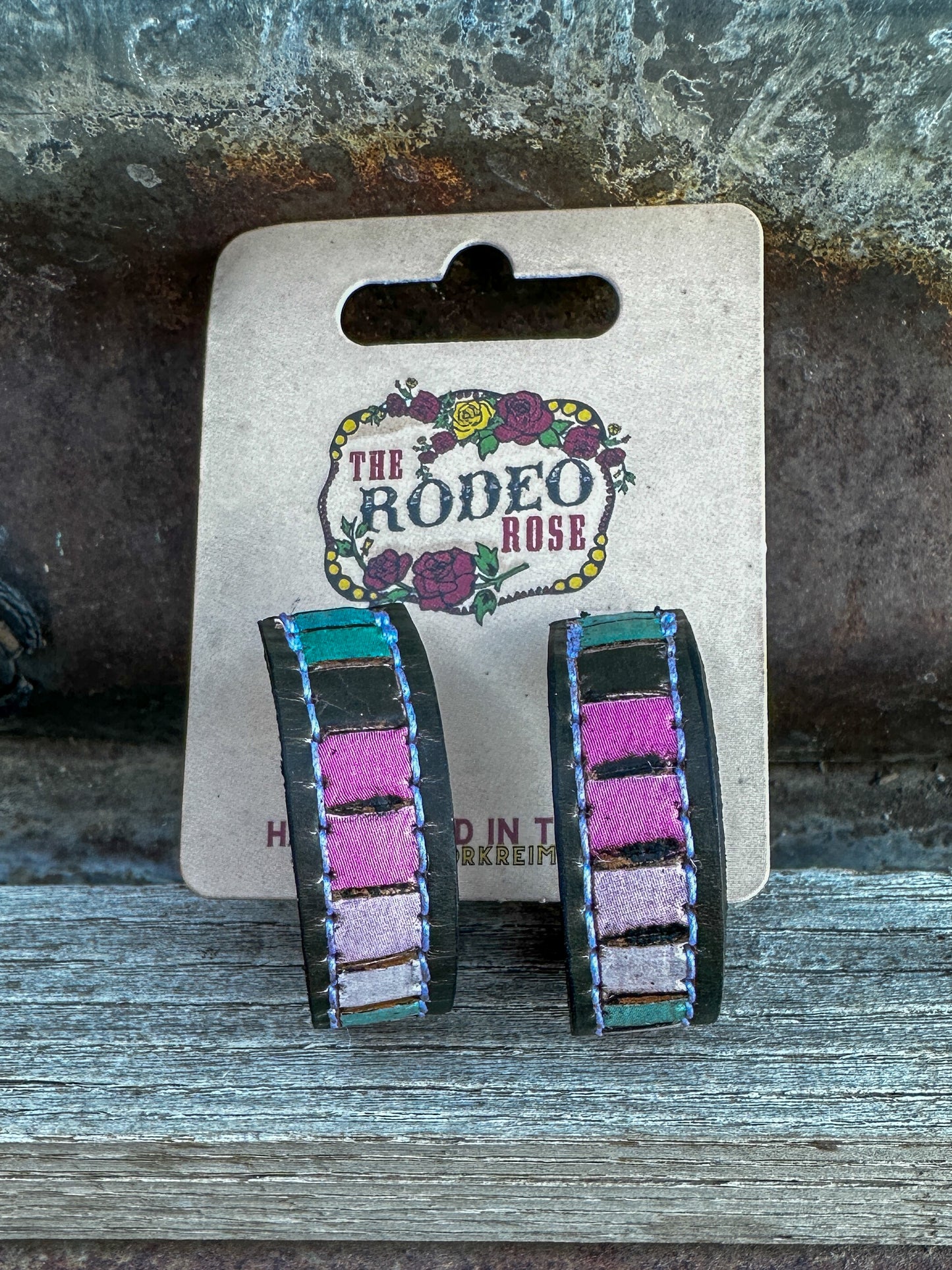 Beaded Vera Hoop Earrings Small