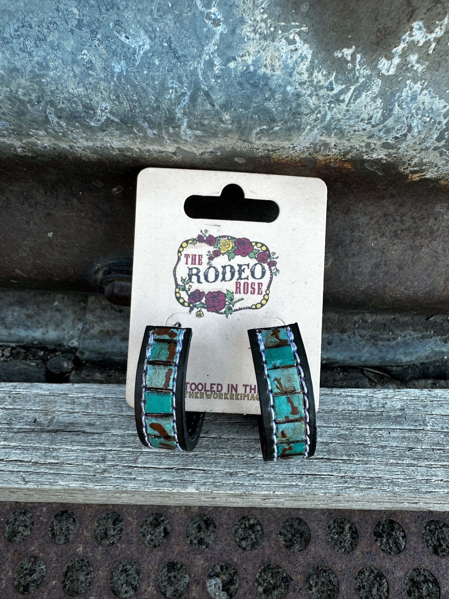 Beaded Vera Hoop Earrings Small