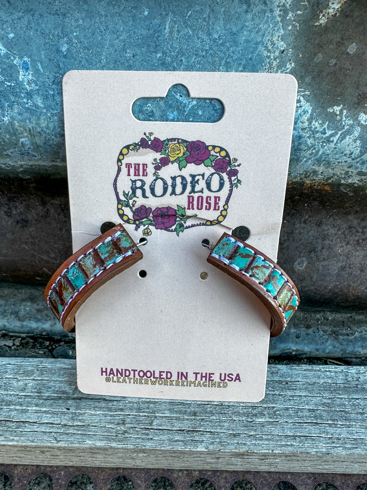Beaded Vera Hoop Earrings Medium