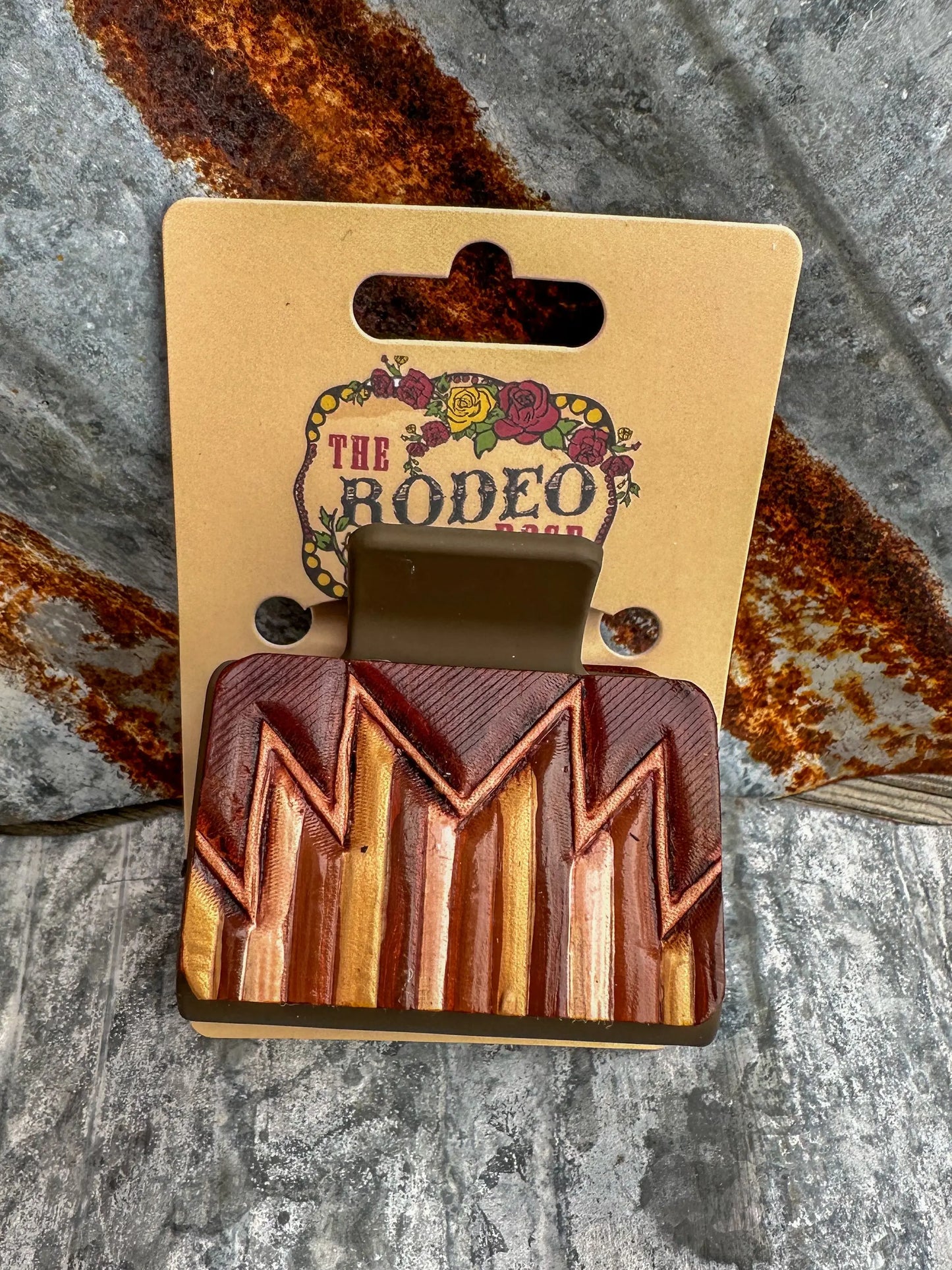Small Southwest Tooled Hair Clip The Rodeo Rose