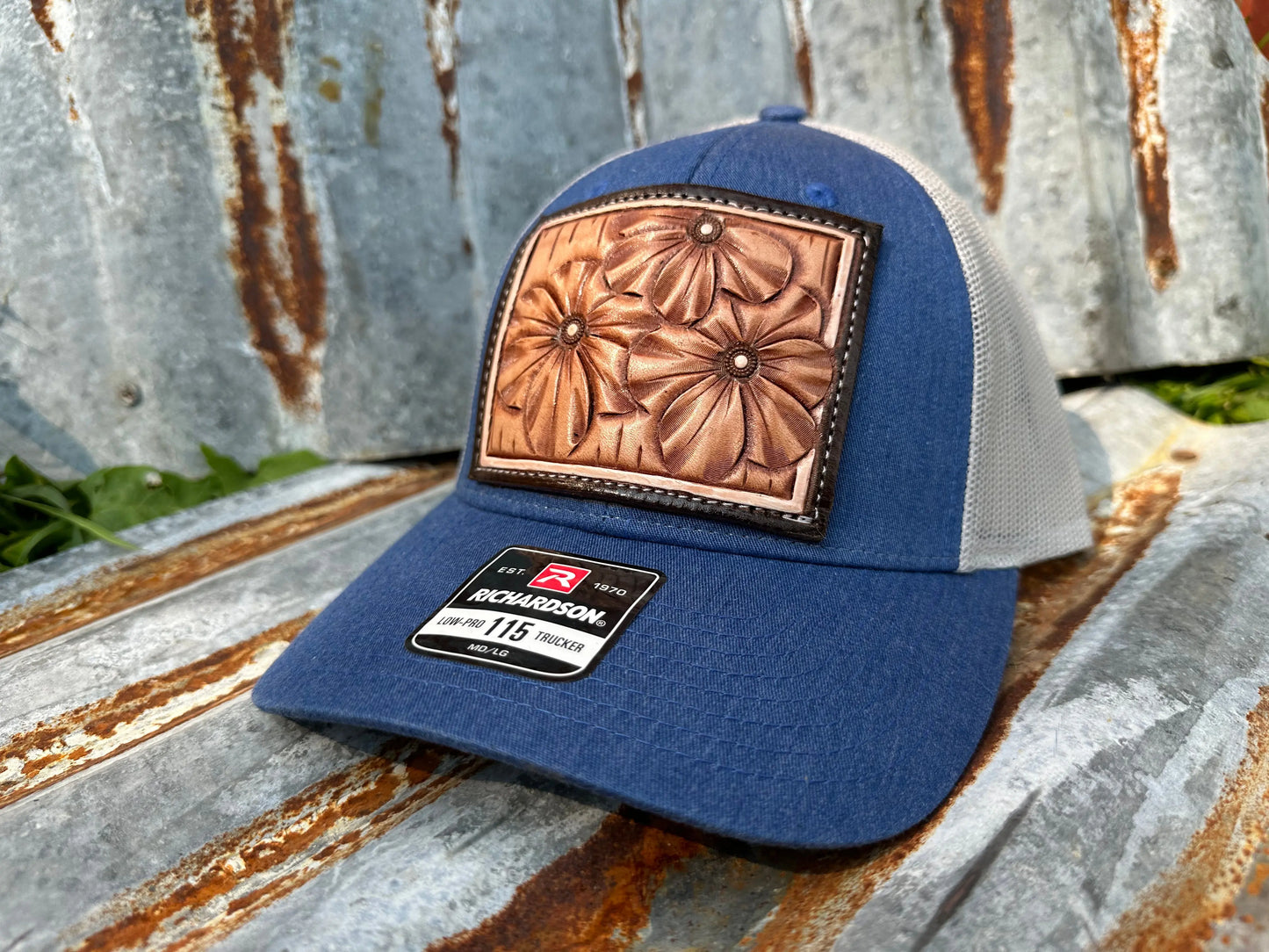 The Primerose Hand Tooled PatchCap The Rodeo Rose