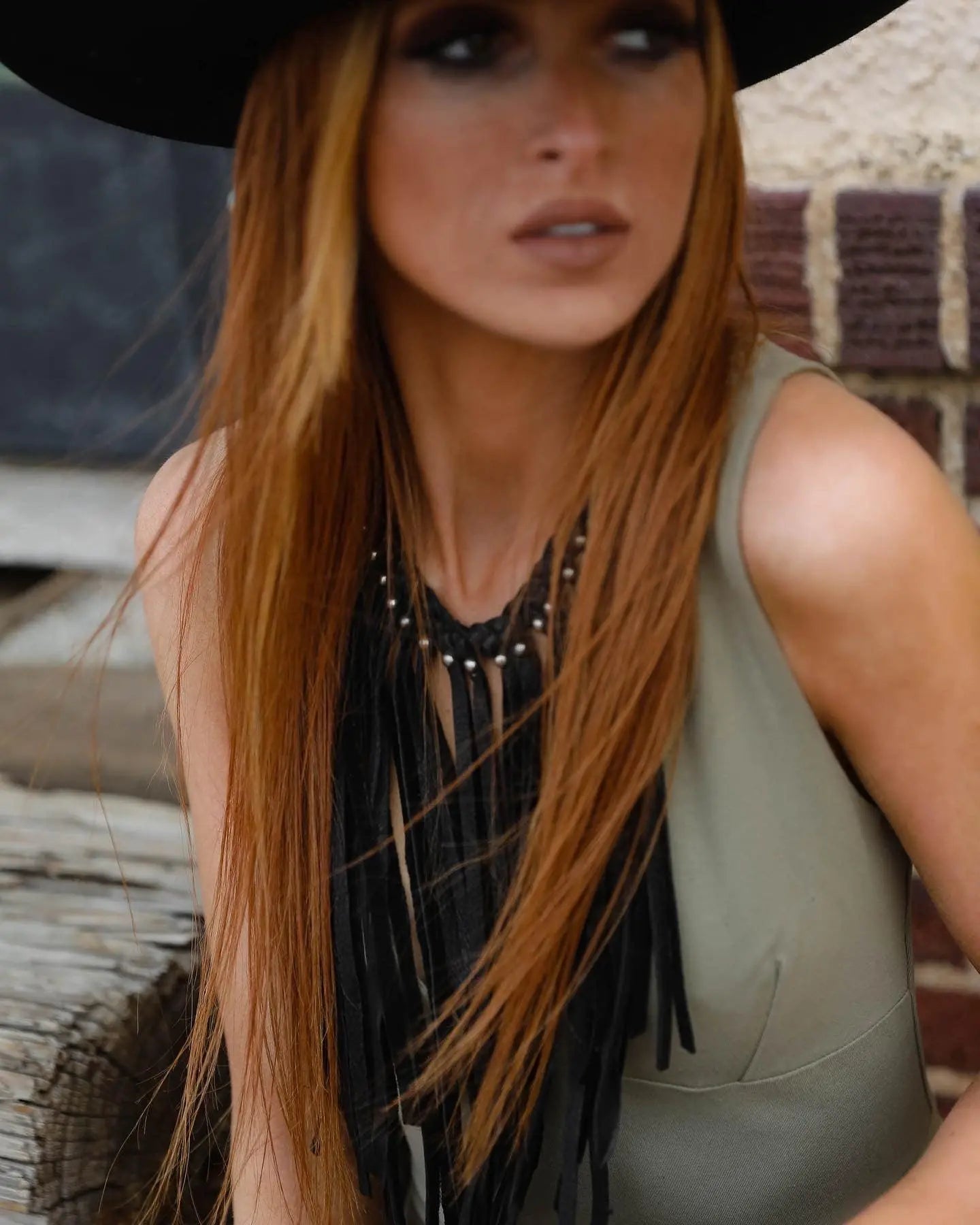 The Jerry Ann Fringe Necklace The Rodeo Rose