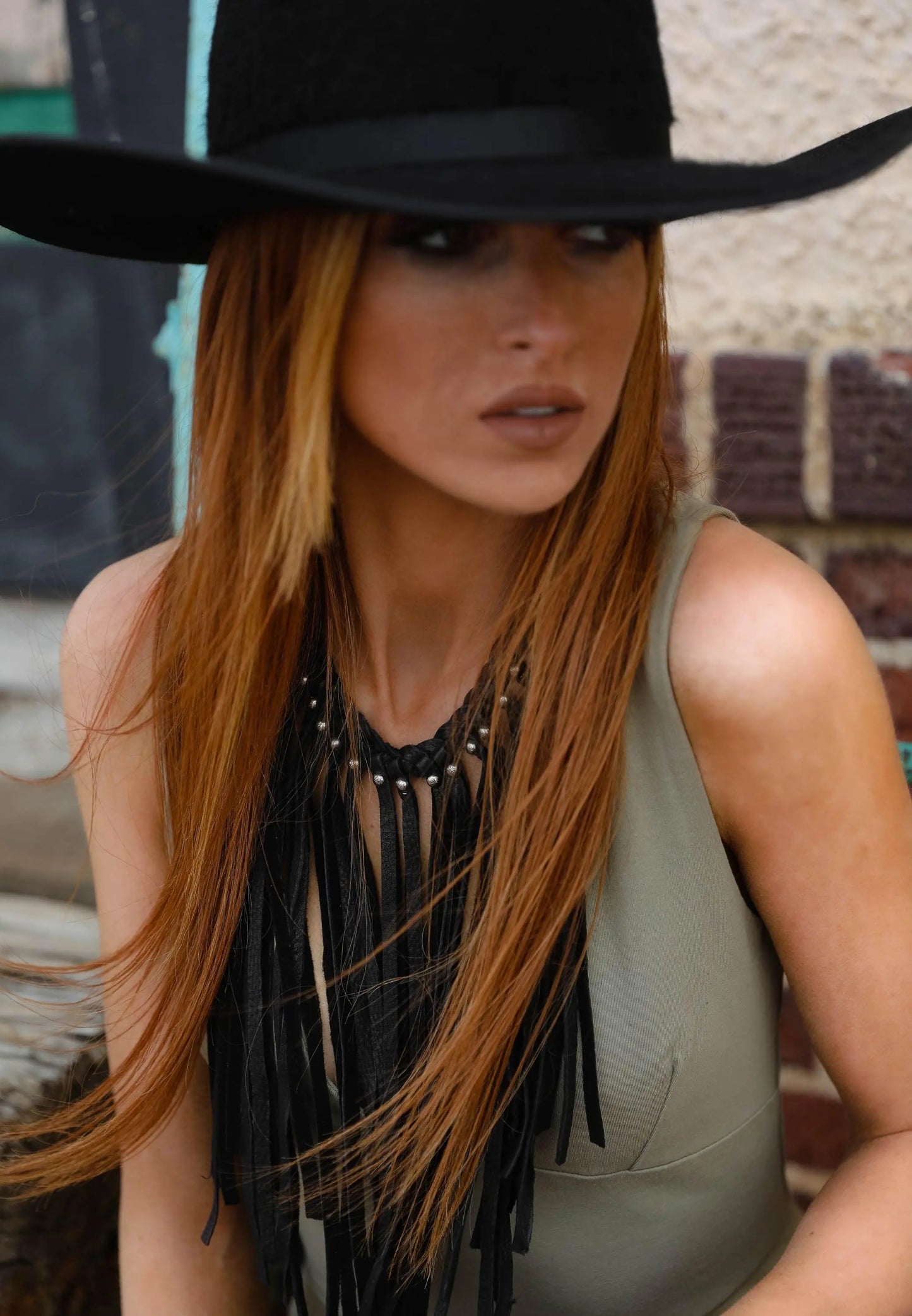 The Jerry Ann Fringe Necklace The Rodeo Rose