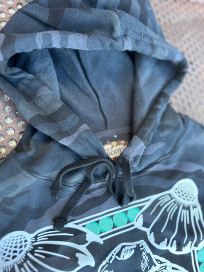 Cowgirl Camo Cropped Hooded Sweatshirt