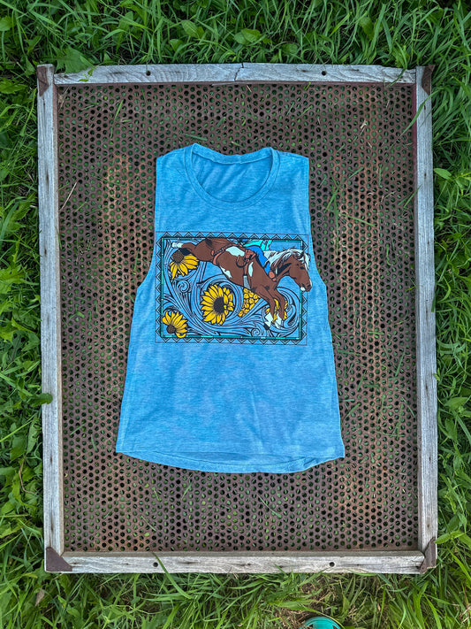 Bareback Horse Muscle Tank