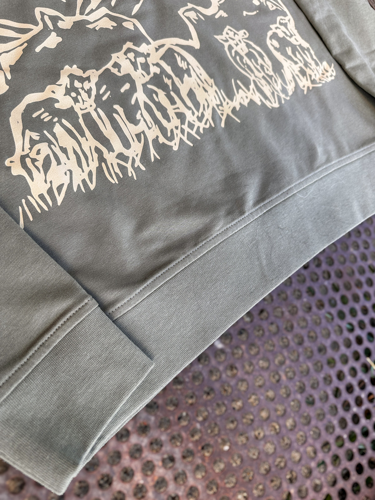 Cattle Call 3/4 Zip Pullover Sweatshirt