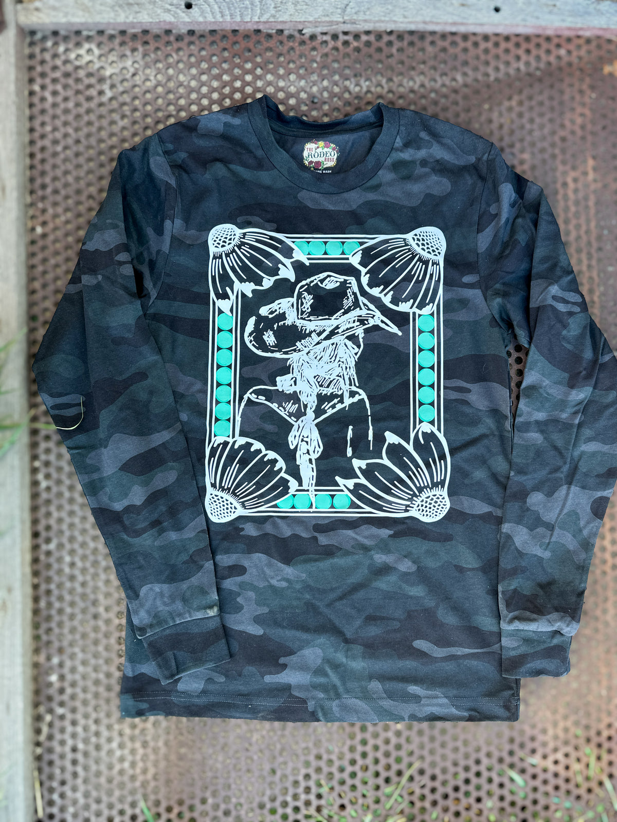 Cowgirl Camo Long Sleeve Tee