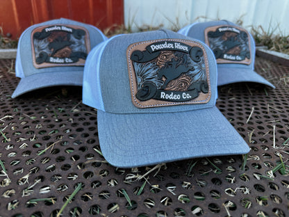 Customizable Tooled Bronc Buckle Cap