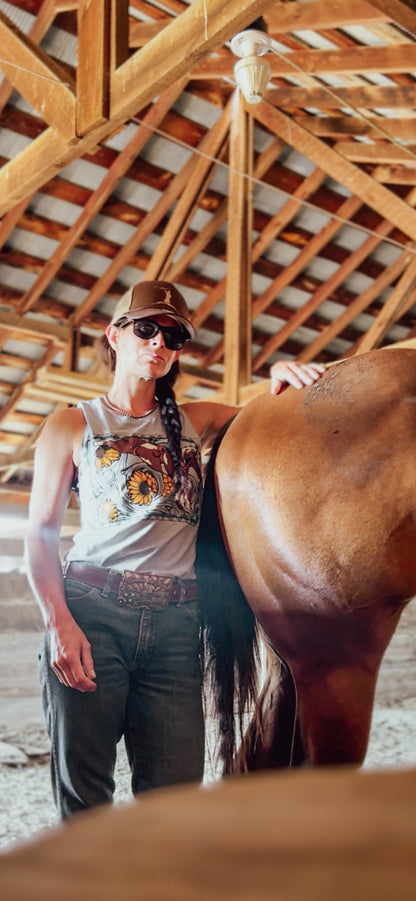 Bareback Horse Muscle Tank
