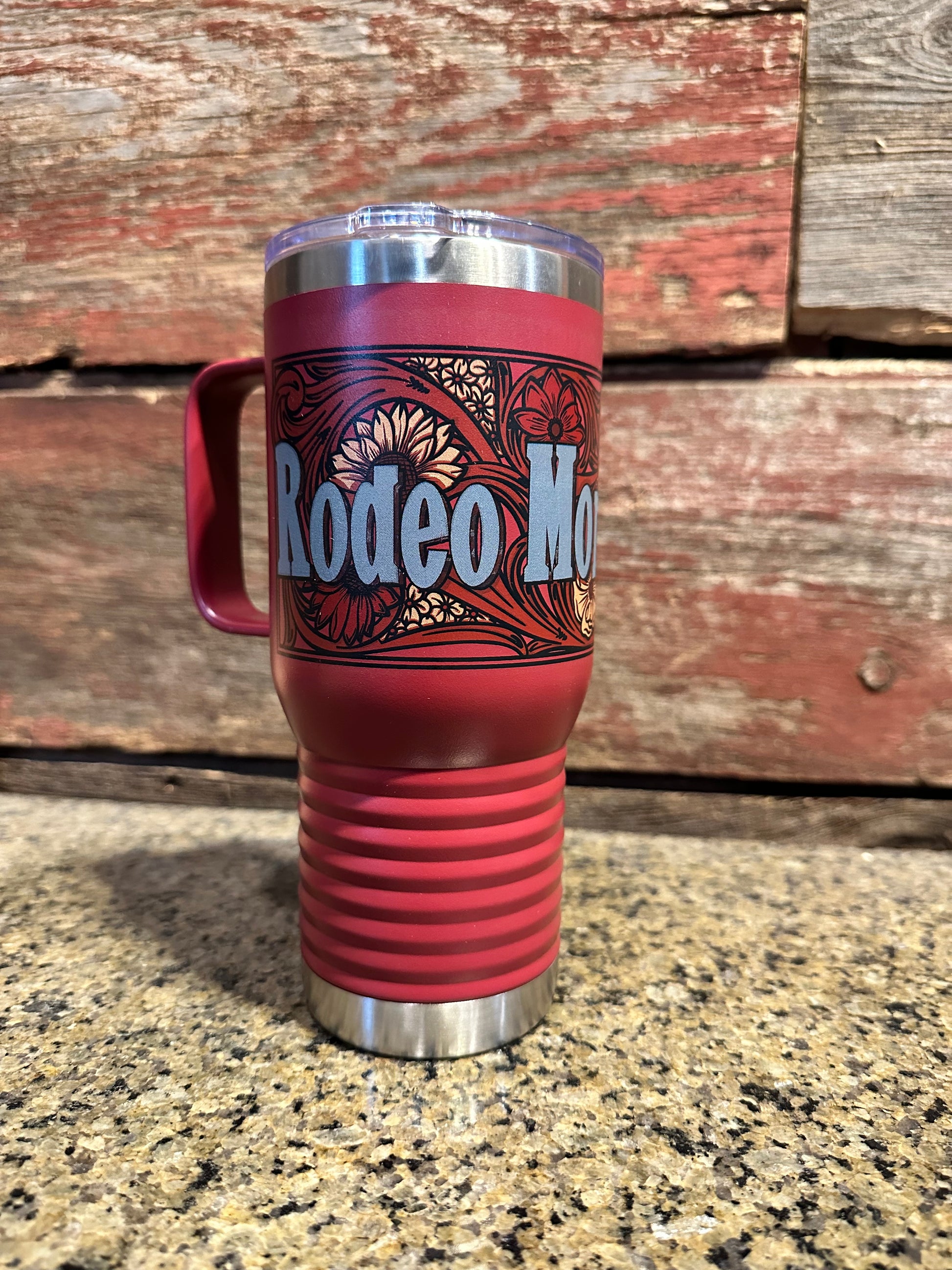 The Rodeo Mom 20 oz tumbler The Rodeo Rose