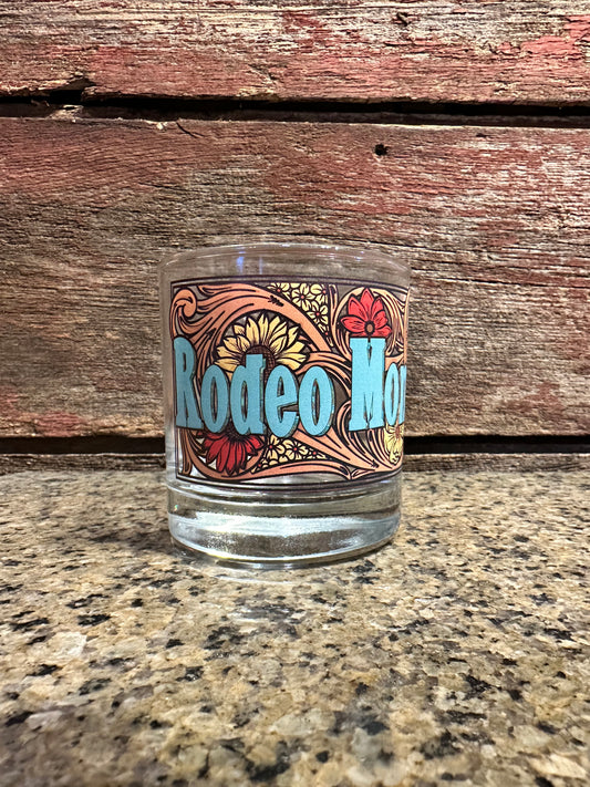 On the Rocks Glass Rodeo Mom The Rodeo Rose