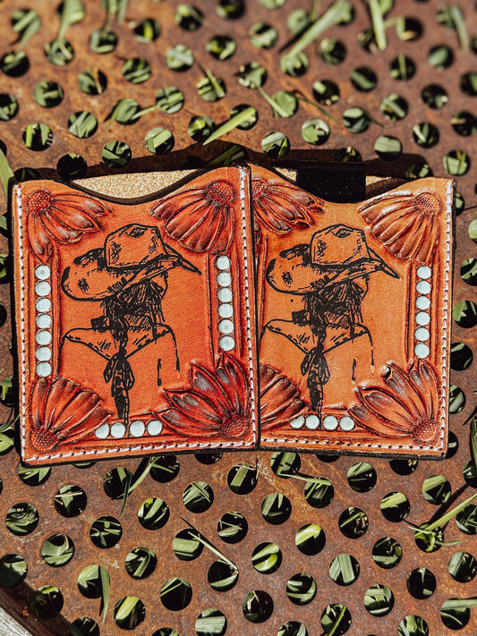Cowgirl Leather Front Pocket Wallet
