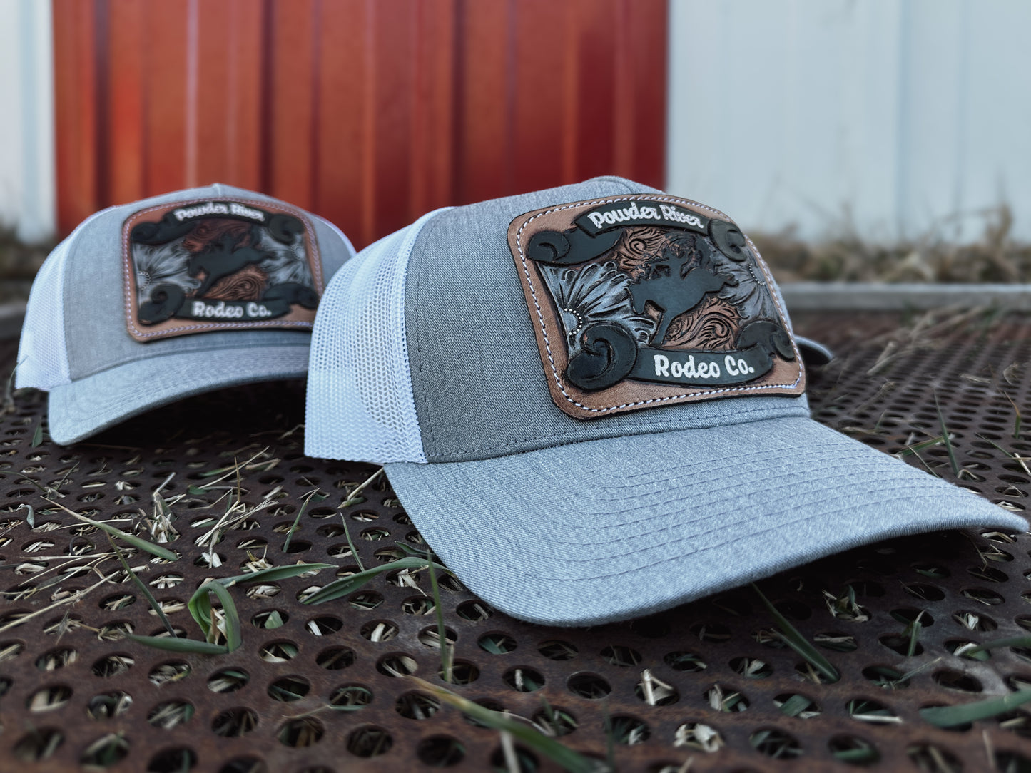 Customizable Tooled Bronc Buckle Cap