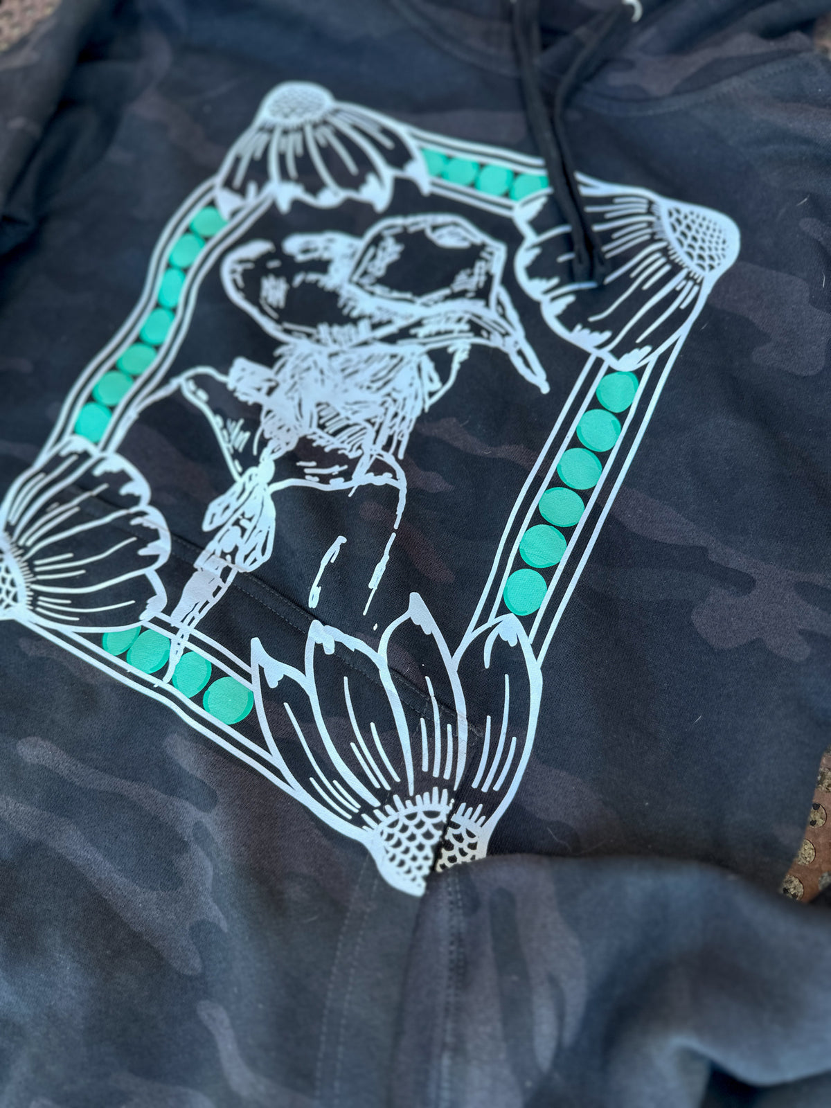 The Cowgirl Camo Hooded Sweatshirt