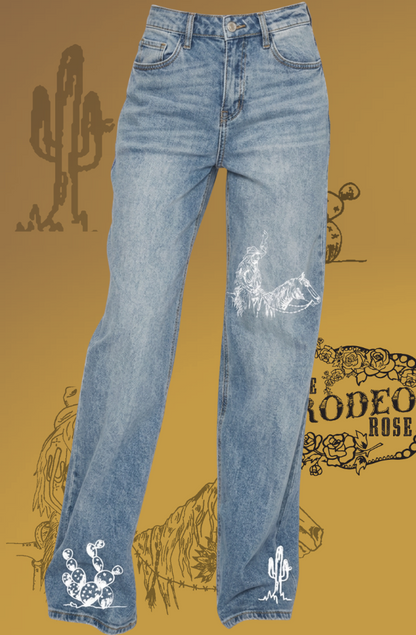 Smoking Cowgirl 90s Relaxed Jeans