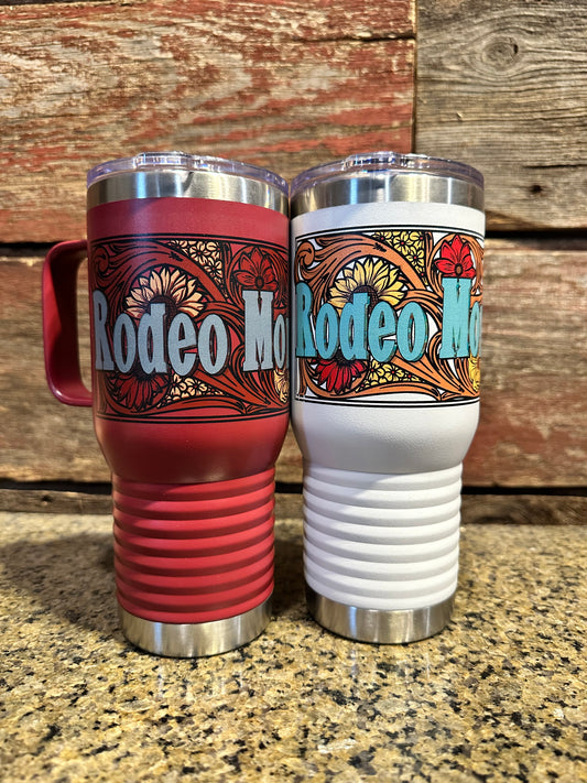 The Rodeo Mom 20 oz tumbler The Rodeo Rose