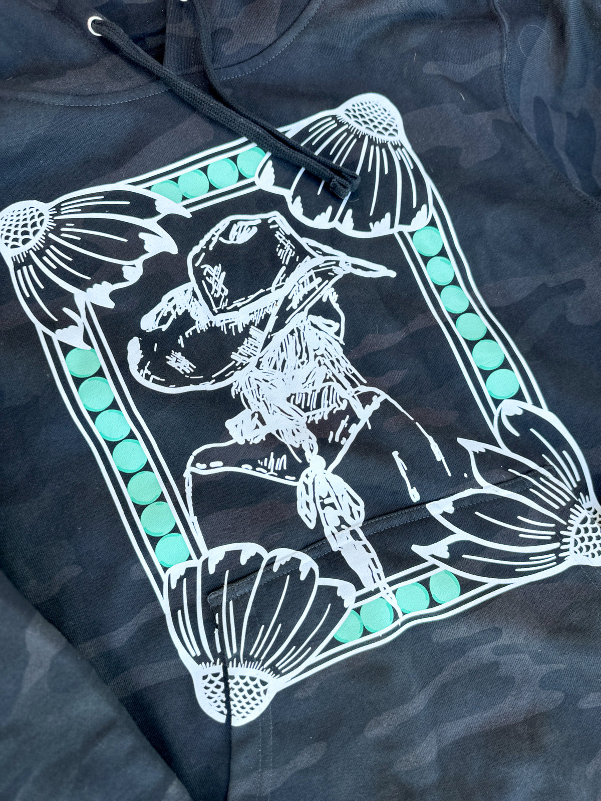 The Cowgirl Camo Hooded Sweatshirt