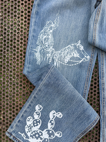 Smoking Cowgirl 90s Relaxed Jeans
