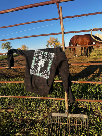 The Cowgirl Camo Hooded Sweatshirt