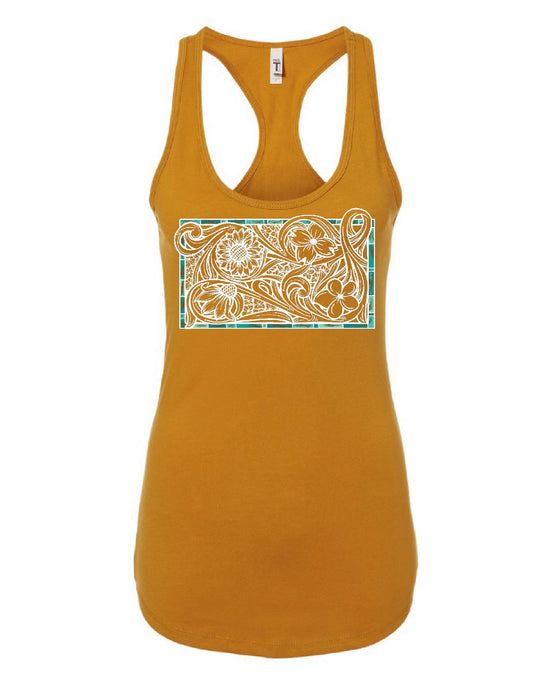 Build Your Own Tooled Floral Tank