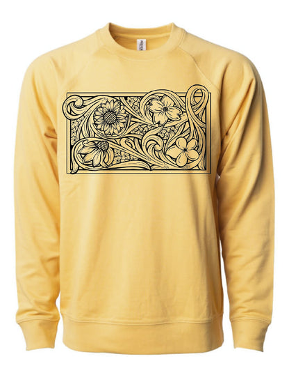 Build Your Own Tooled Floral Crewneck Sweatshirt