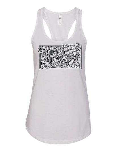 Build Your Own Tooled Floral Tank