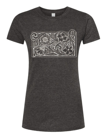 Build Your Own Tooled Floral Tee