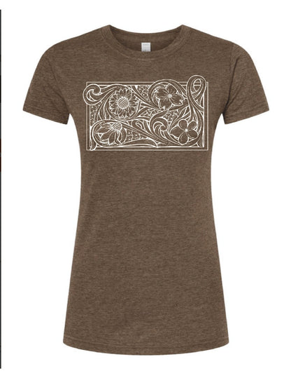 Build Your Own Tooled Floral Tee