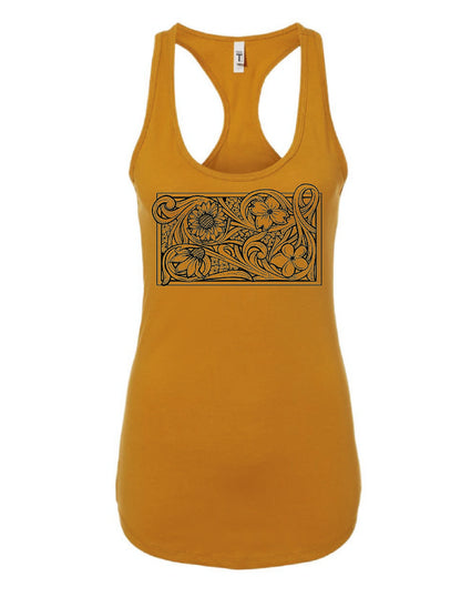 Build Your Own Tooled Floral Tank