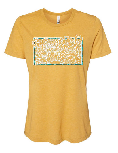 Build Your Own Tooled Floral Tee