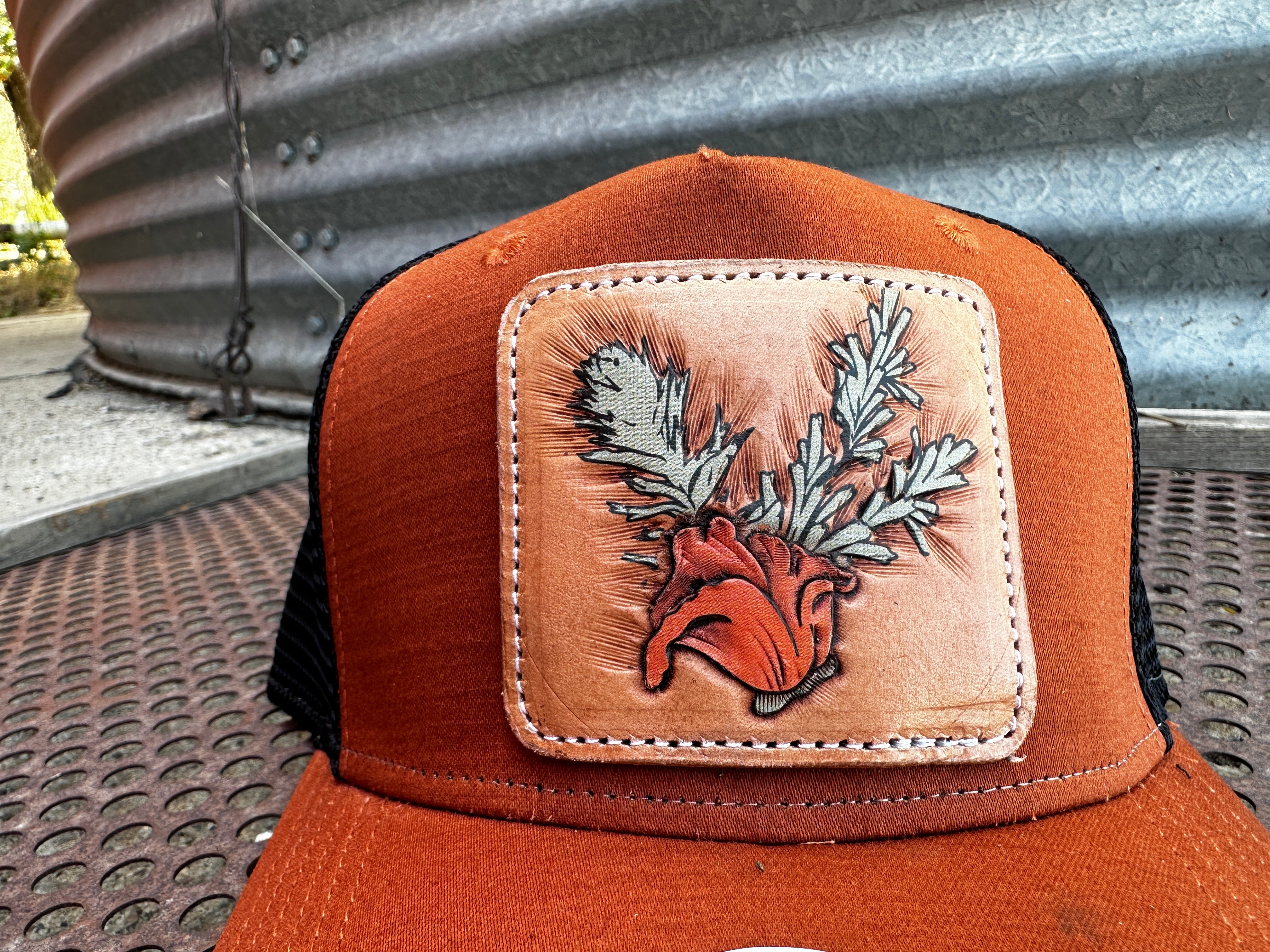 Floral 2024 tooled hat