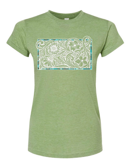 Build Your Own Tooled Floral Tee