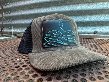 Boot Stitch Corduroy Cap