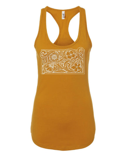 Build Your Own Tooled Floral Tank