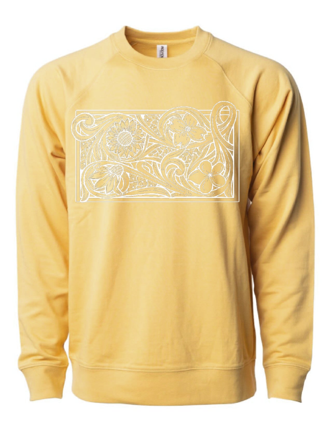 Build Your Own Tooled Floral Crewneck Sweatshirt