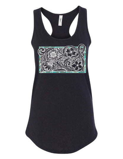 Build Your Own Tooled Floral Tank