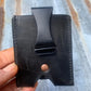 Hand Tooled Leather Boot Wallet with Flower and Southwest Bar The Rodeo Rose