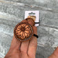 Hand Tooled Leather Hair-Tie The Rodeo Rose