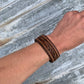 The Vera Hand Tooled Leather Cuff Bracelet The Rodeo Rose